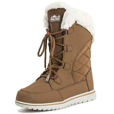 Afbeelding van Vrouwen Eend Regenjas Sneeuw Winter Fleece Voering Warme laarzen Halfhoge