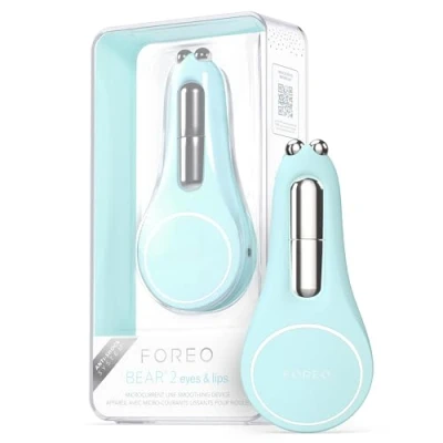 Afbeelding van FOREO BEAR™ 2 Eyes &amp; Lips microcurrent behandeling met 10 intensiteiten en patronen, Arctic Blue