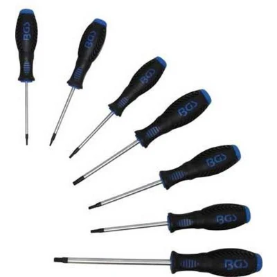 Afbeelding van BGS Schroevendraaierset Torx T10 T40 7 delig