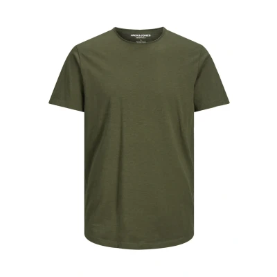 Afbeelding van Jack &amp; Jones Jjebasher TEE O NECK Tshirt basic, Heren, Maat: XS, Forest night