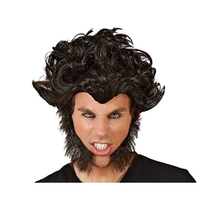 Afbeelding van Halloween pruik 29625 Brunette