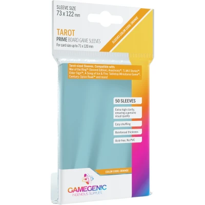 Afbeelding van Gamegenic Prime Board Game Sleeves Orange 73 x 122 mm (50 stuks)