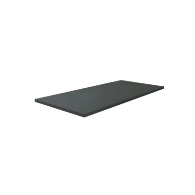 Afbeelding van Wiesbaden Vision topblad 1000x460x25 hoogglans grijs