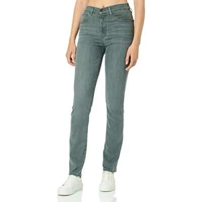 Image de Levi&#039;s Femme Jeans 724™ High Rise Straight, Black Worn in, 24W / 28L