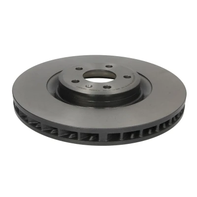 Afbeelding van BREMBO 09.D936.11 Remschijf 350 34 5 interne ventilatie, Gekerft Gecoat High carbon Met schroeven PORSCHE: Macan
