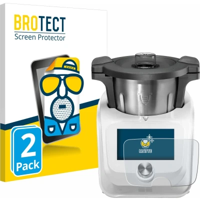 Afbeelding van BROTECT Screenprotector voor SilverCrest Monsieur Cuisine Connect Folie Beschermfolie matte (2 Stuks)