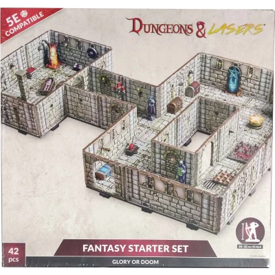 Afbeelding van Dungeons and Lasers Dungeon Starter Set RPG Terrein Roleplaying Games Geschikt voor DND 5E