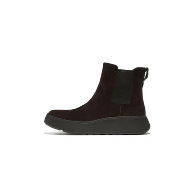 Afbeelding van FitFlop F Mode Suede Flatform Chelsea Boots BRUIN Maat 37