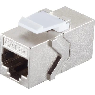 Afbeelding van STP CAT6a 10 Gigabit Keystone module RJ45 / gegoten zink