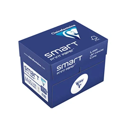 Afbeelding van Kopieerpapier Clairefontaine Clairmail A4 60gr wit 500vel