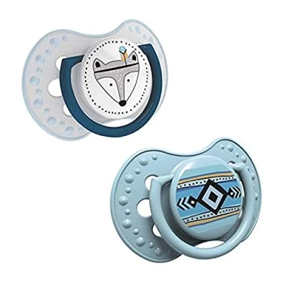Afbeelding van Lovi fopspenen Indian Summer blauw 6 18 maanden (set 2 stuks)