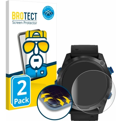 Afbeelding van BROTECT Volledig bedekkende screen protector, Smartwatch beschermfolie, Transparant