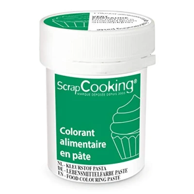 Image de SCRAP COOKING Colorant en Pâte Vert Émeraude 20 g
