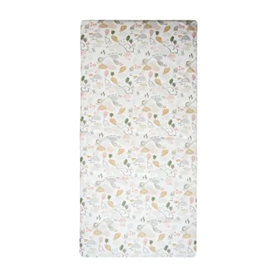 Image de Tinéo Matelas Bébé De Voyage 60x120x4cm, Dessous PVC Imperméable, Utilisation Intérieur et Extérieur, Déhoussable, Enroulable, Transportable, Fabriqué en France (Savane)