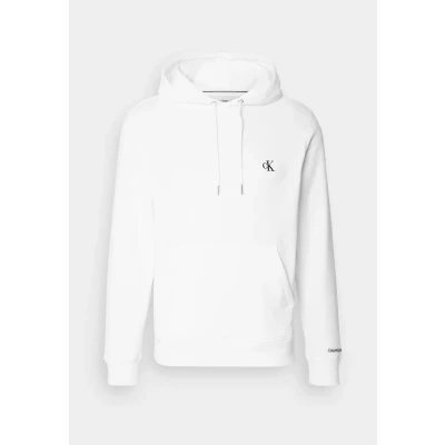 Afbeelding van Calvin Klein Jeans Essential Regular Hoodie Sweater, Heren, Maat: Small, Bright white