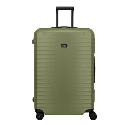 Afbeelding van TITAN Overseas 4 Wheel Trolley L forest green