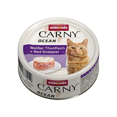 Afbeelding van animonda Carny Ocean 12 x 80 g Kattenvoer Witte tonijn + rode snapper