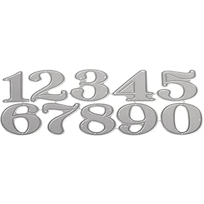 Image de Matrice de découpe 28 x 15 cm Big numbers Rayher