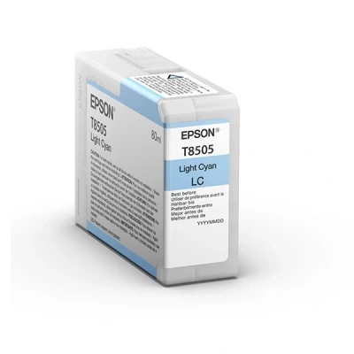 Image de Epson T8505 80 ml cyan clair original cartouche d&#039;encre pour SureColor P800, P800 Designer Edition, SC
