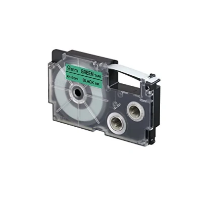 Afbeelding van Casio, Etiketteringstape, XR 9GN1 Zelfklevende etiketten (0.90 cm, Groen)