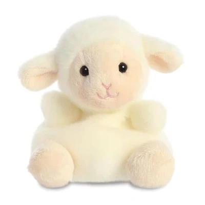 Afbeelding van Aurora Knuffel schaap lammetje knuffeldier pluche 13 cm