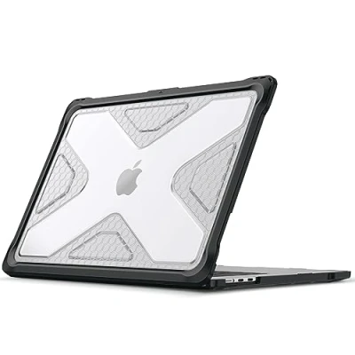 Afbeelding van FINTIE hoes compatibel met MacBook Air 15 inch (2024/2023) M3/M2 chip, robuuste en harde TPU bumper voor 15,3 model A3114 A2941, transparant