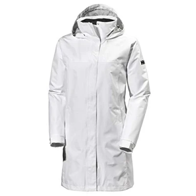 Afbeelding van Helly Hansen, Vrouwen, Buitenjas, Aden Lange Dames Regenjas (XS), Wit, XS