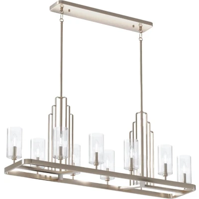 Afbeelding van Kichler LED Kroonluchter 10X E14 Max 40W Dimbaar Polished Nickel