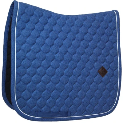 Afbeelding van Zadeldoek melange dressuur marine FULL