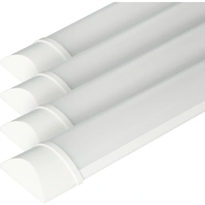 Afbeelding van 4x HOFTRONIC LED Batten 150cm 50W 6000 Lumen 6400K Daglicht wit TL Armatuur Voor werkplaats, schuur en als onderbouwverlichting Incl. montageklemmen &amp; quick connector 5 jaar garantie