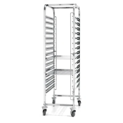 Afbeelding van Hendi Regaalwagen 15x 600x400, RVS, 51,5(b)x69(d)x169,5(h)cm, 810651