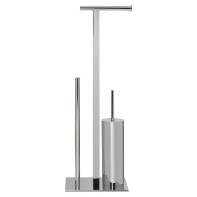 Afbeelding van Sealskin Square Toiletbutler Metaal Chroom