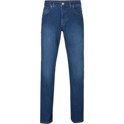 Image de BRAX Homme Jeans Style Cooper Denim Masterpiece, Couleur : bleu usé, 36W / 32L