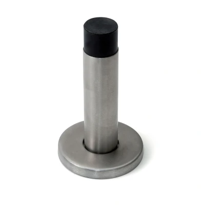 Afbeelding van Dulimex DX Deurstopper wandmodel vlakke bovenkant ø50x86mm RVS