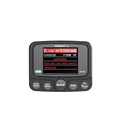 Afbeelding van Albrecht.Audio DR 56+ DAB+ Autoradio adapter met bluetooth