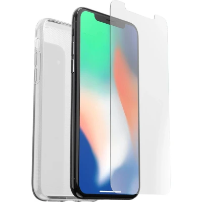 Afbeelding van Otterbox Clearly Protected Skin Alpha Glass Apple iPhone Xs Full Body Transparant