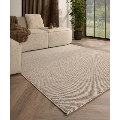 Afbeelding van Laagpolig Vloerkleed Loom Zilver 120x170 Cm
