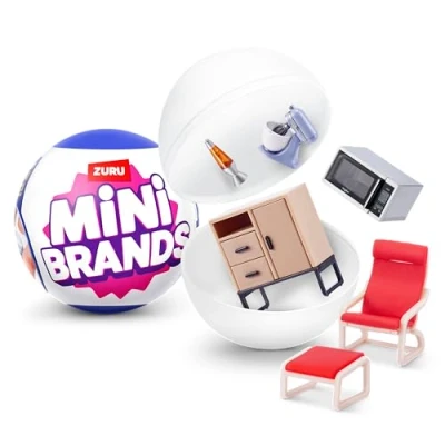 Image de mini Brands Capsule domestique par ZURU, Surprise Home avec objets de collection, emballage aveugle, collection sur le thème la maison (1 capsule)