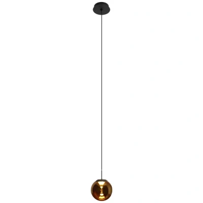 Afbeelding van ECO Light ALTAIR 9540 S 1 AM LED hanglamp vast ingebouwd 10 W Amber
