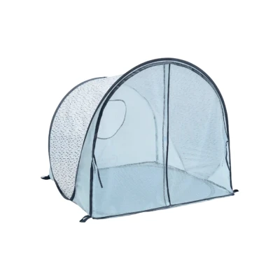 Afbeelding van Babymoov UV beschermtent met muggennet, grote strandtent, hoge bescherming tegen de zon 50+, pop up systeem, Blue Waves