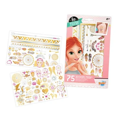 Afbeelding van BUKI France TA002 75 tatoeages in metallic look
