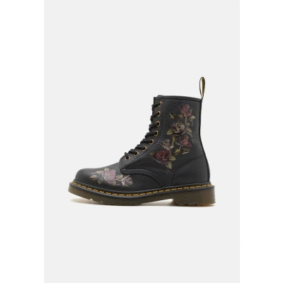 Afbeelding van Dr. Martens 1460 Enkellaarsjes met plateauzool, Dames, Maat: 42, Black Leer