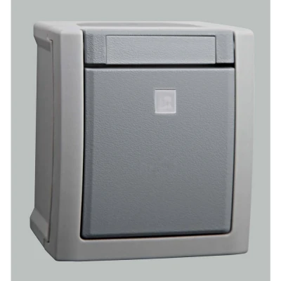 Afbeelding van Panasonic Viko wisselschakelaar met controlelamp opbouw spatwaterdicht IP54