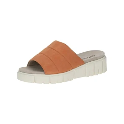 Afbeelding van Caprice Muiltjes, Dames, Maat: 38, Orange suede Leer