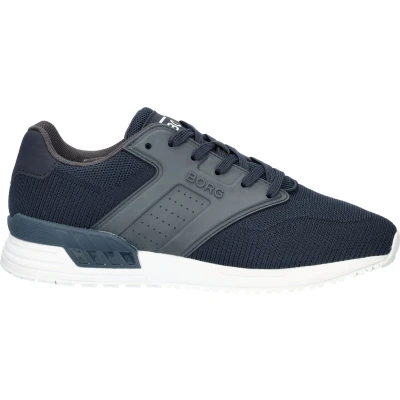Afbeelding van Björn Borg R140 Sneakers laag, Heren, Maat: 41, Navy Imitatieleer/ textiel
