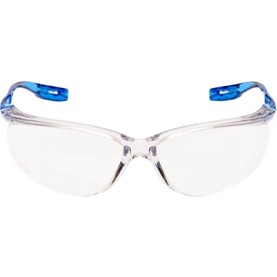 Afbeelding van 3M Kunststof Veiligheidsbril helder blauw montuur Polycarbonaat
