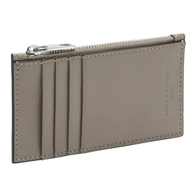 Afbeelding van LIEBESKIND BERLIN Leren Kaarthouder Soft Nappa Lou Cardholder Neutral Gray Taupe