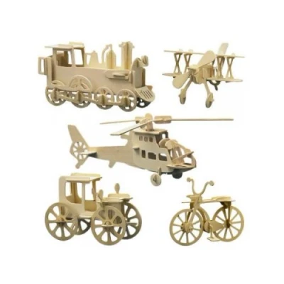 Image de Maquette bois Set technics 5 pièces 850/1 850/2 850/3 850/4 850/5