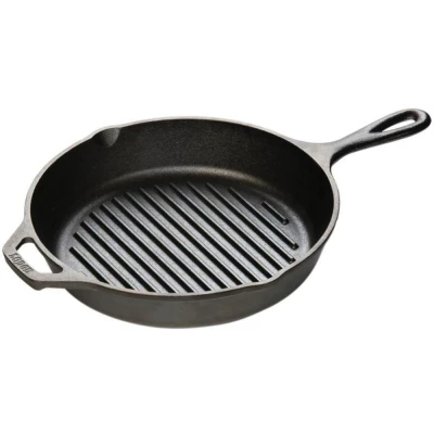 Afbeelding van Lodge gietijzeren grillpan 26 cm
