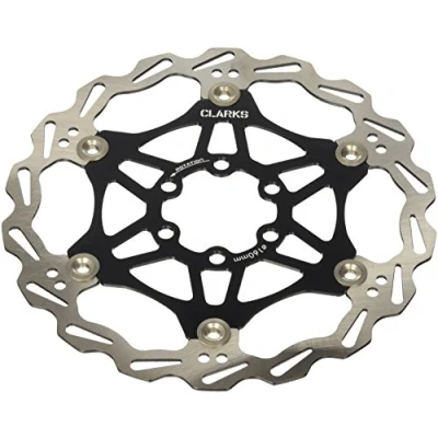 Afbeelding van Clarks Lightweight Disc Rotor 6 voudig, black Diameter 203mm